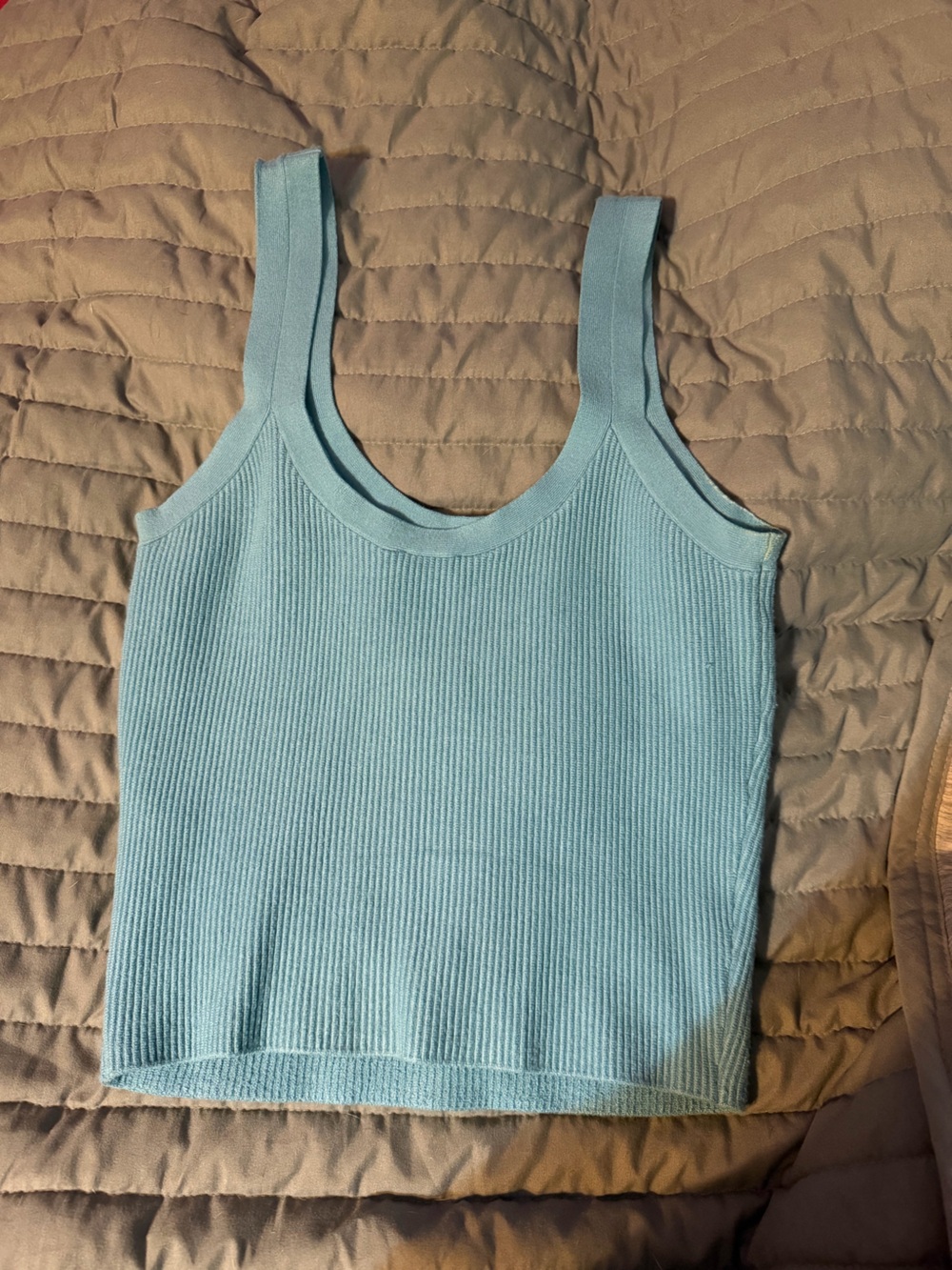 A&F ribbed tank